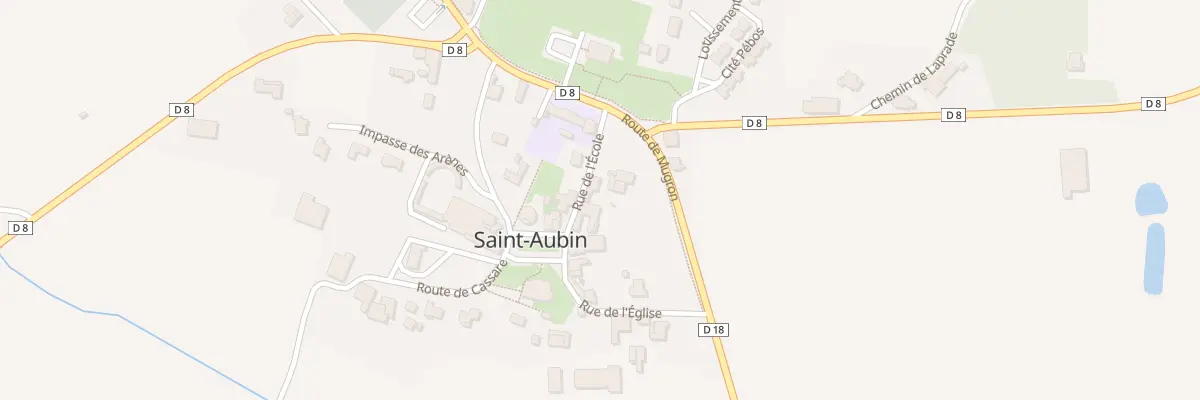 Plan du 85 Rue de l’Ecole à Saint-Aubin