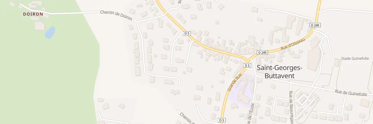 Plan du 21 Rue de Chatillon à Saint-Georges-Buttavent