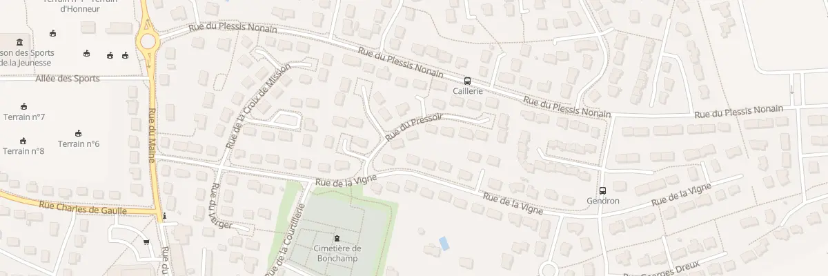 Plan du 6 Rue du Pressoir à Marigné-Peuton