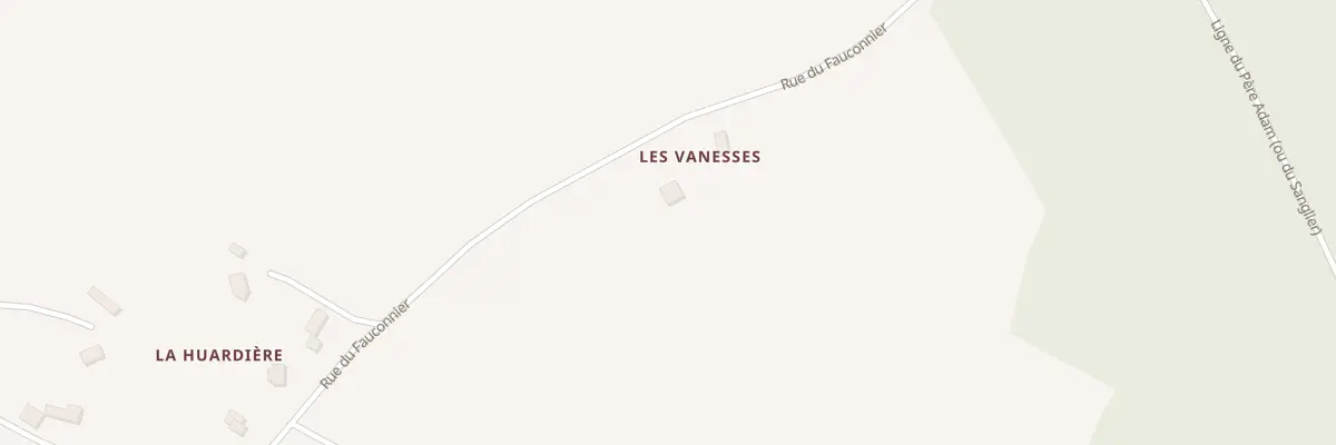 Plan du 2 Les Vanesses à Saint-Georges-Buttavent
