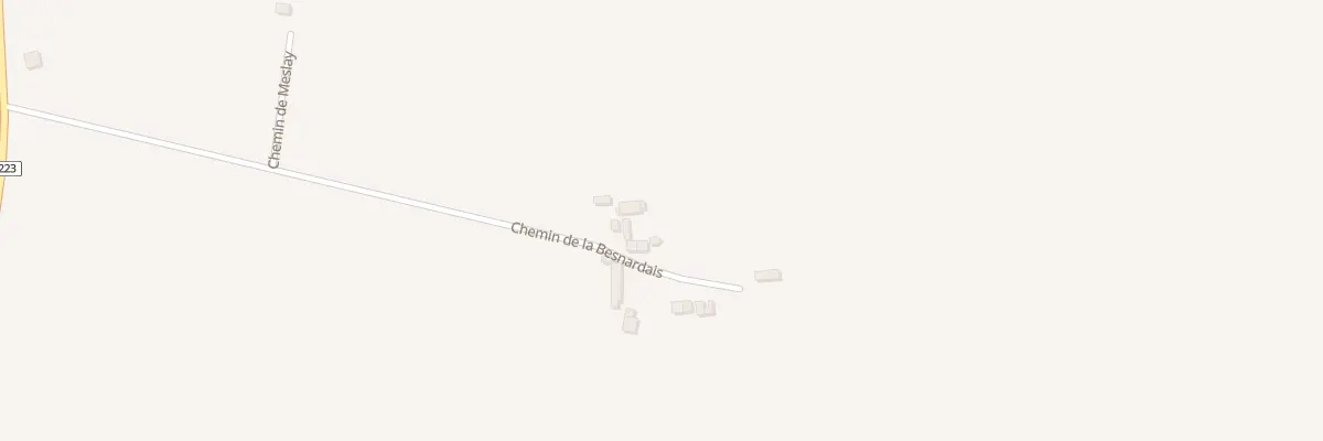Plan du 354 Le Meslay à Saint-Fraimbault