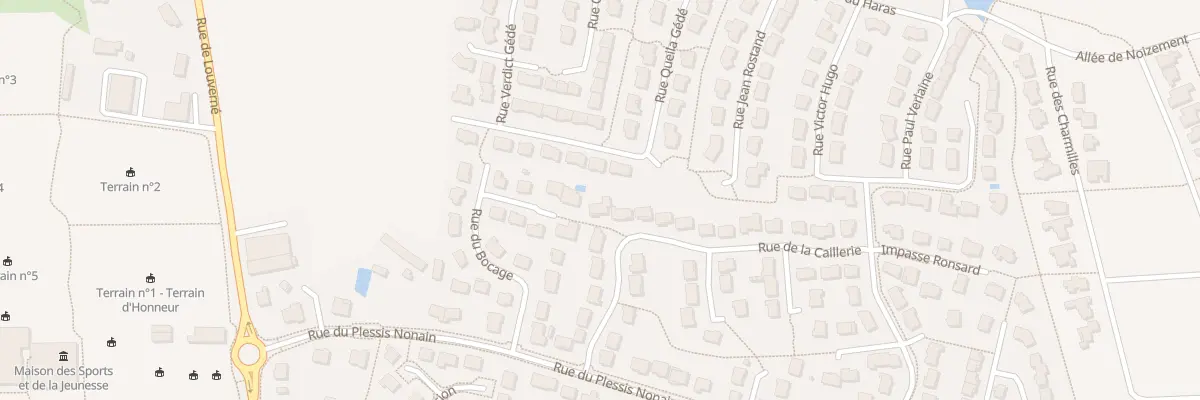 Plan du 11 Rue de la Caillerie à Bonchamp-lès-Laval