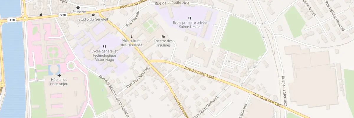 Plan du 5 Rue du Huit Mai 1945 à Château-Gontier-sur-Mayenne