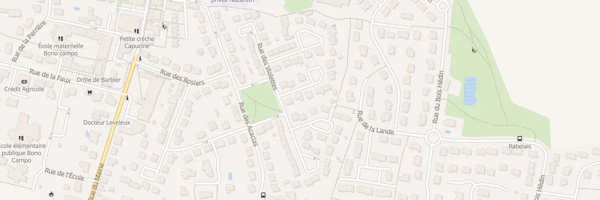 Plan du 4 Rue des Glaieuls à Bonchamp-lès-Laval