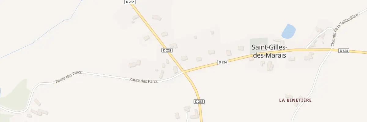 Plan du 5011 Le Bourg à Saint-Gilles-des-Marais