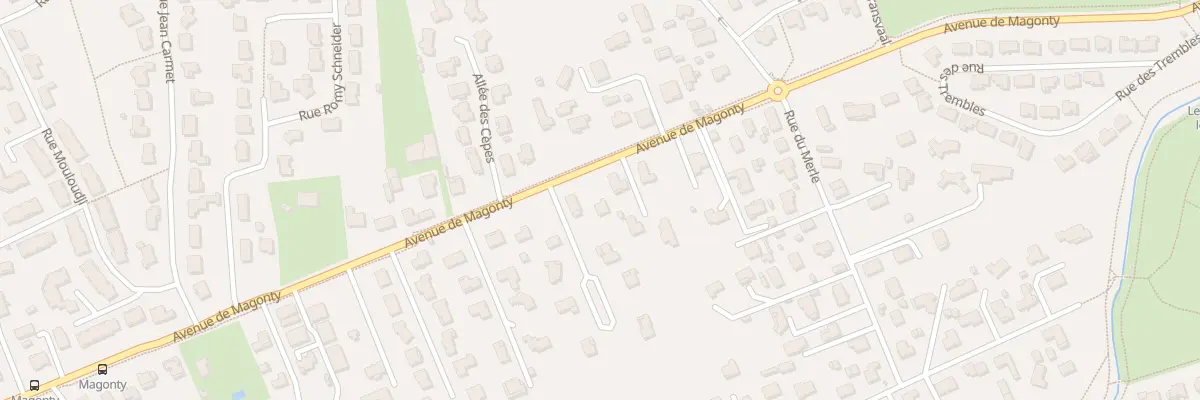 Plan du 59 Av de Magonty à Pessac