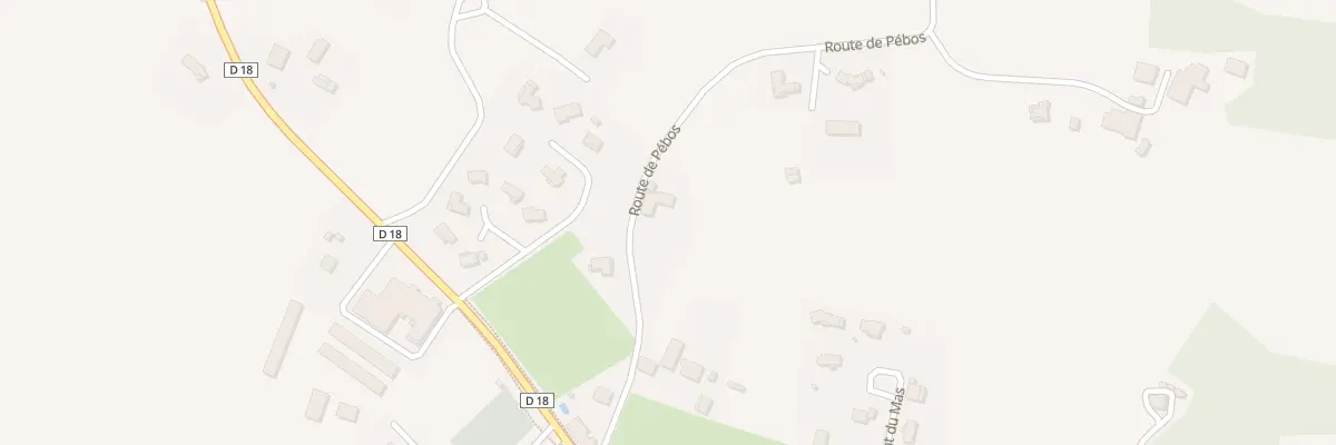 Plan du 186 Rte de Pébos à Saint-Aubin