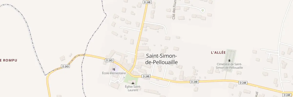 Plan du 6 Rte de Bénigousse à Saint-Simon-de-Pellouaille