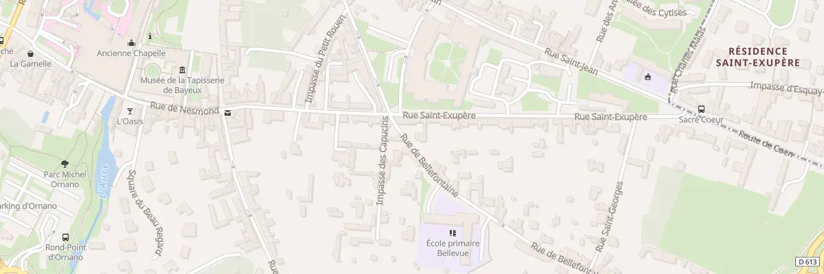 Plan du 48 Rue Saint-Exupère à Bayeux