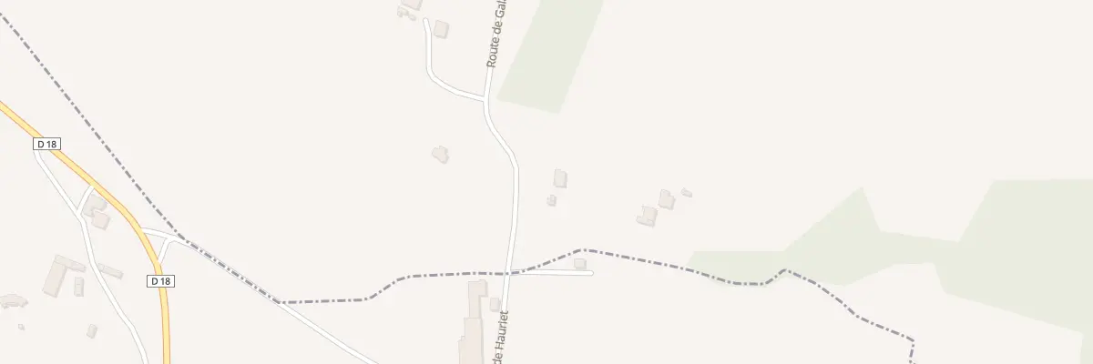 Plan du 1269 Rte de Galas à Hauriet