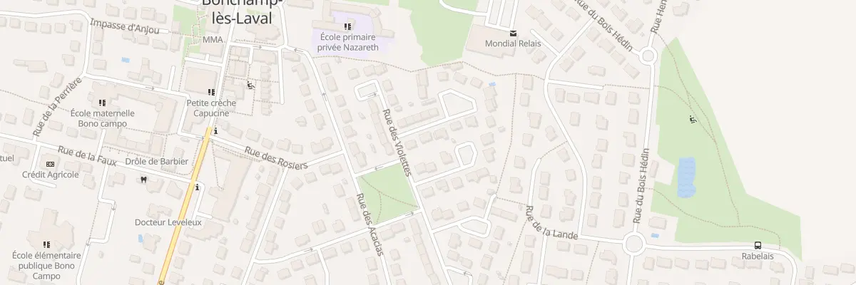 Plan du 4 Rue des Glycines à Bonchamp-lès-Laval