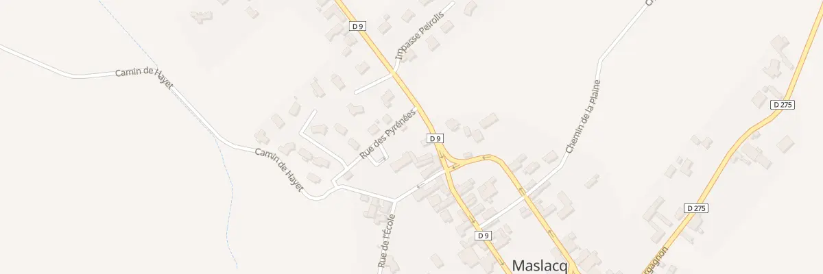 Plan du 3 Rte d’Orthez à Maslacq