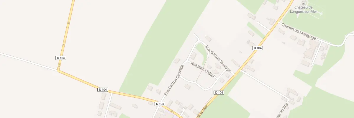 Plan du 7 Rue Gaston Sauvage à Longues-sur-Mer