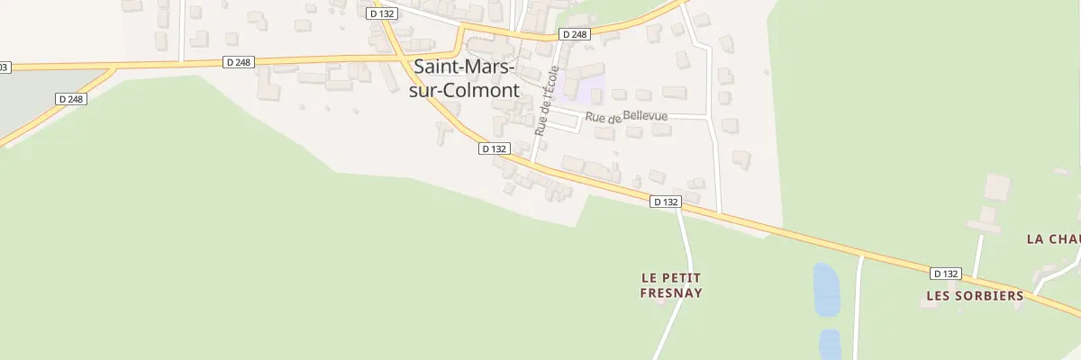 Plan du 16 Rue d’Oisseau à Saint-Mars-sur-Colmont