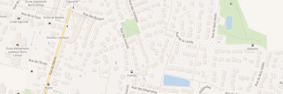 Plan du 16 Rue des Violettes à Bonchamp-lès-Laval