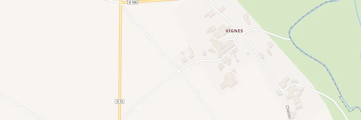 Plan du 22 Rue des vignes à Xanton-Chassenon