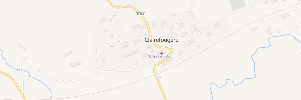 Plan du 3 Rte de Rully à Montsecret-Clairefougère