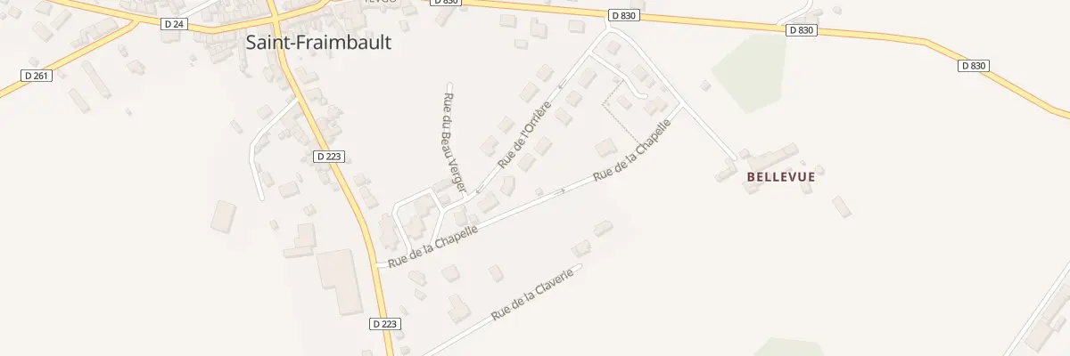 Plan du 19 Rue de l’Orrière à Saint-Fraimbault