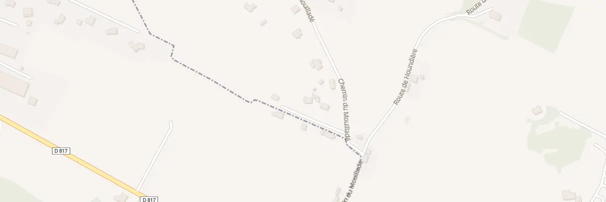 Plan du 374 Rte du Mouilladé à Argagnon