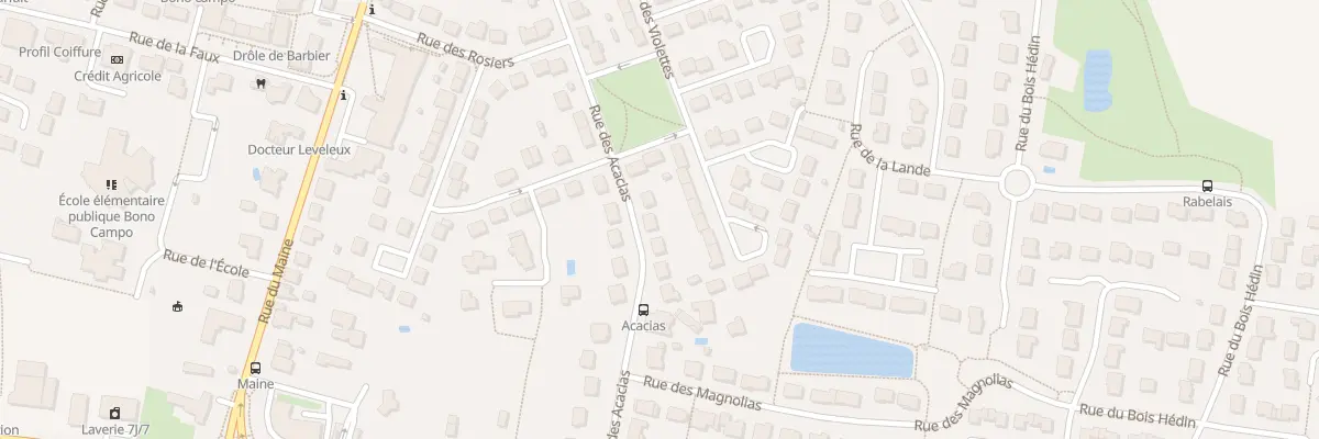 Plan du 17 Rue des Acacias à Bonchamp-lès-Laval
