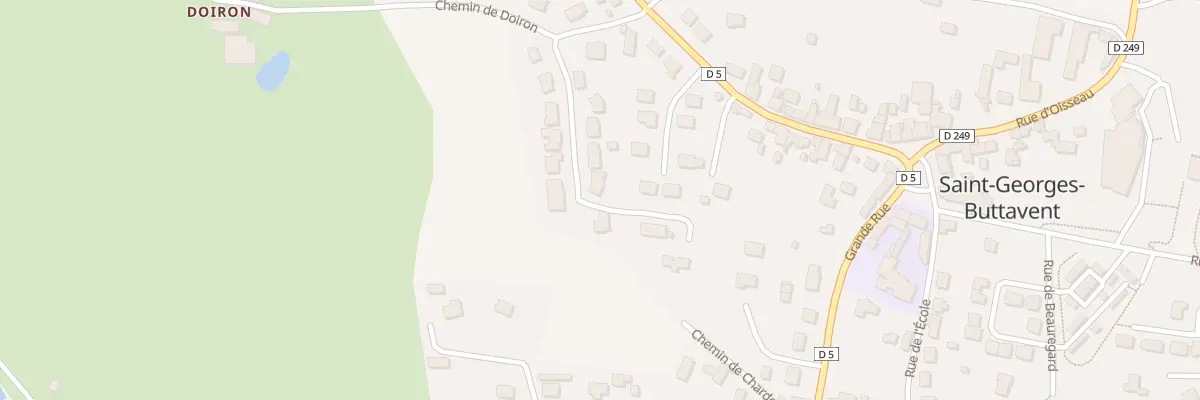 Plan du 10 Rue des Hauts De Chardonniere à Saint-Georges-Buttavent
