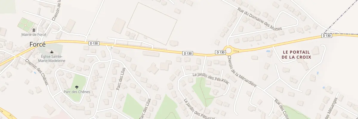 Plan du 5 Lot du Jardin des Petunias à Forcé