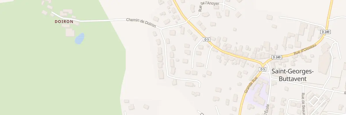 Plan du 6 Rue des Hauts De Chardonniere à Saint-Georges-Buttavent