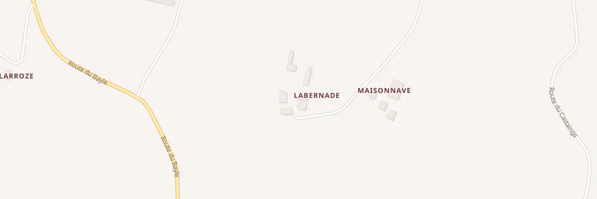 Plan du 436 Che de Labernade à Hauriet