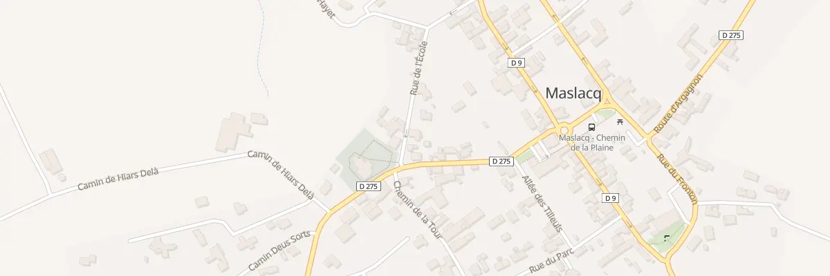 Plan du 9 Rue de l’École à Maslacq