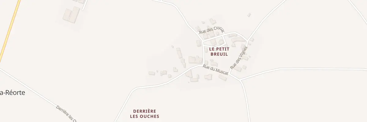 Plan du 150 Rue du Muscat à Breuil-la-Réorte