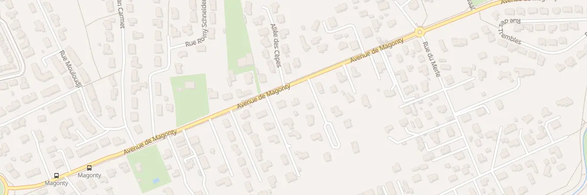 Plan du 63B Av de Magonty à Pessac