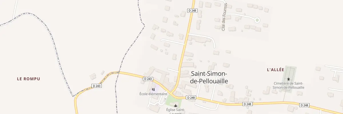 Plan du 15 Rte de Bénigousse à Saint-Simon-de-Pellouaille