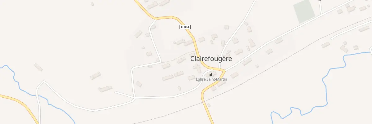 Plan du 5 Rte de Rully à Montsecret-Clairefougère