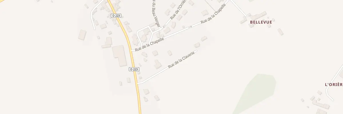 Plan du 5 Rue de la Claverie à Saint-Fraimbault