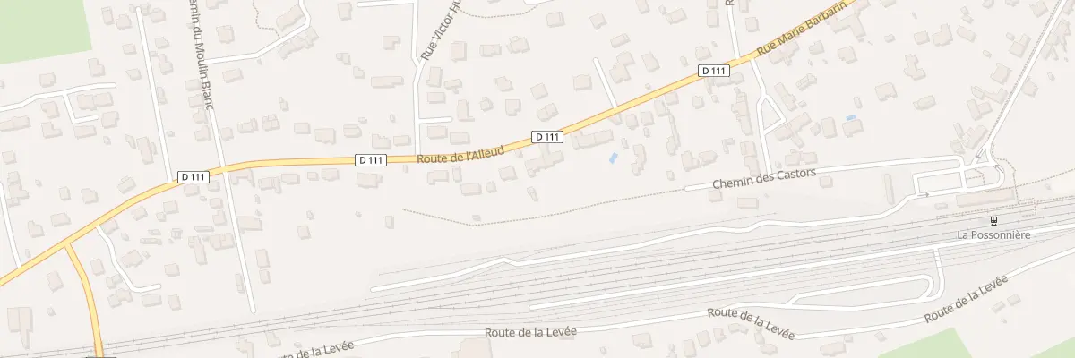 Plan du 22 Rte de l’Alleud à La Possonnière
