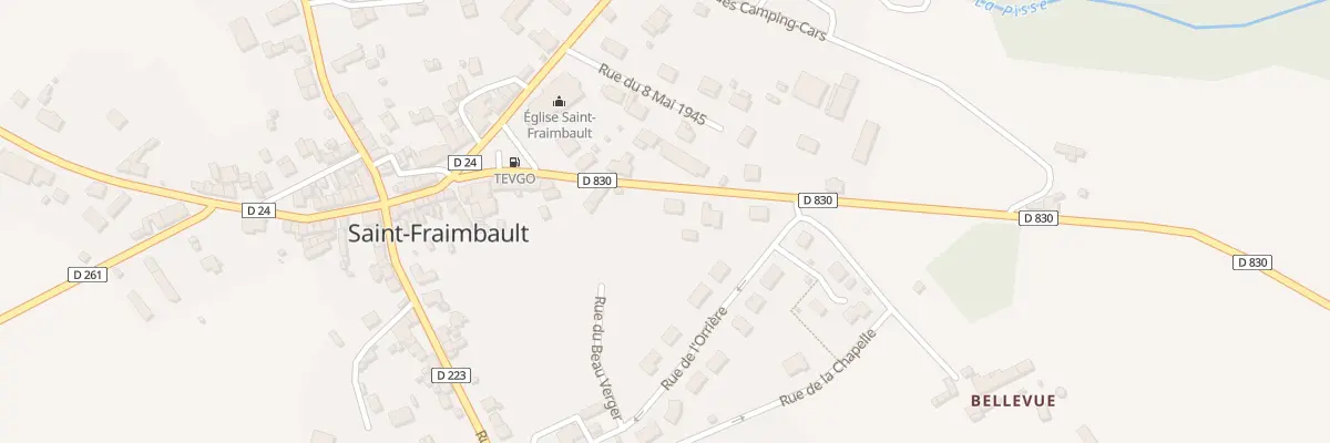 Plan du 6 Rue du Maine à Saint-Fraimbault
