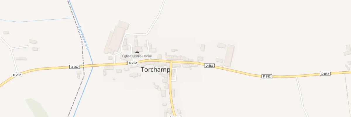 Plan du 2 Rue du Tertre à Torchamp