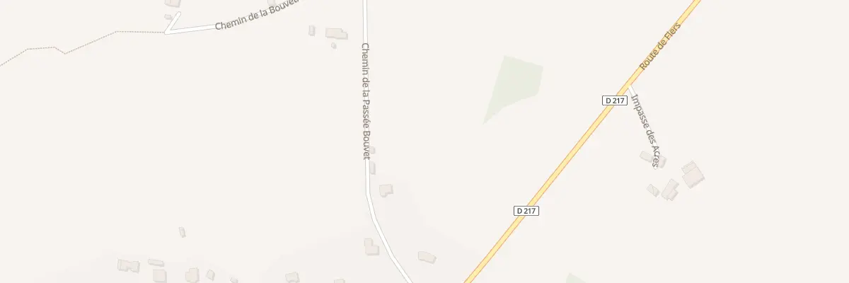 Plan du 130 Che de la Passée Bouvet à Lonlay-l’Abbaye