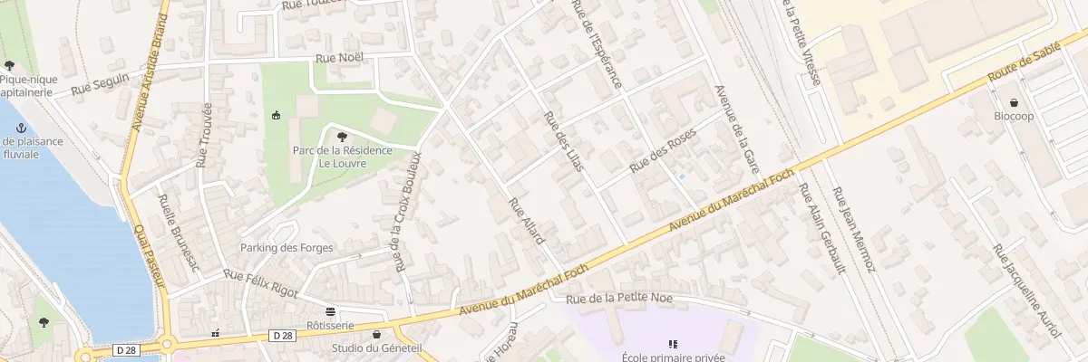 Plan du 12 Rue des Lilas à Château-Gontier-sur-Mayenne