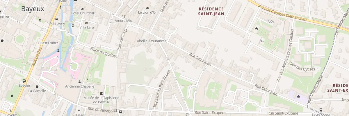 Plan du 19 Rue du Petit Rouen à Bayeux