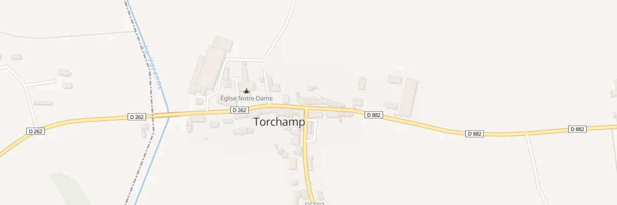 Plan du 19 Le Bourg à Torchamp