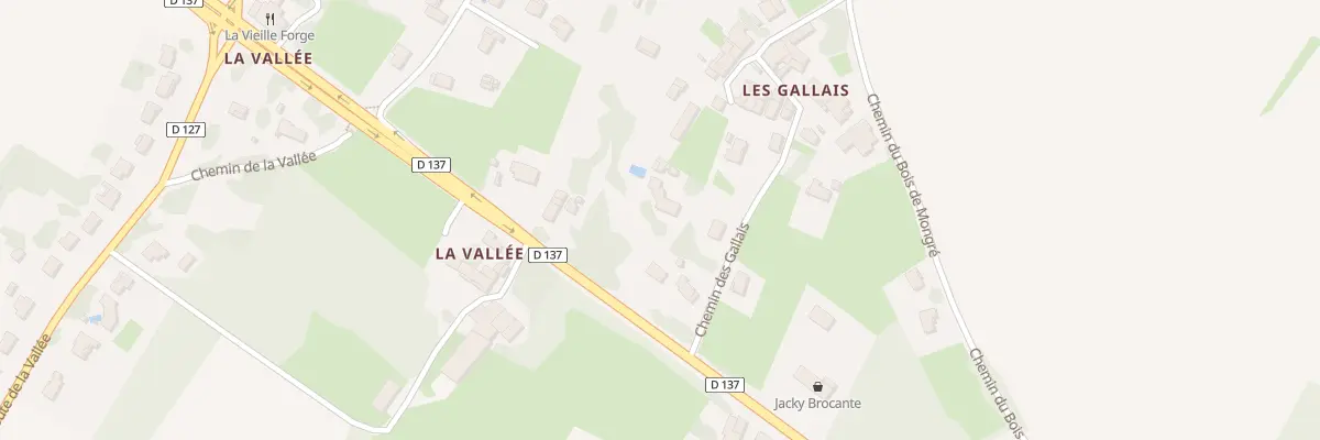 Plan du 13 Rte Nationale 137 la Vallée à Saint-Georges-des-Coteaux