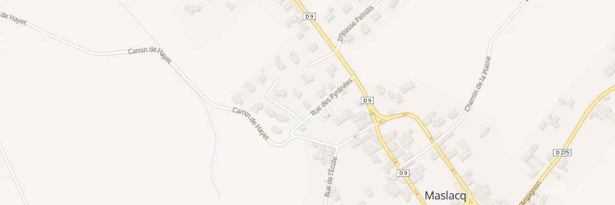 Plan du 6 Rue des Pyrénées à Maslacq
