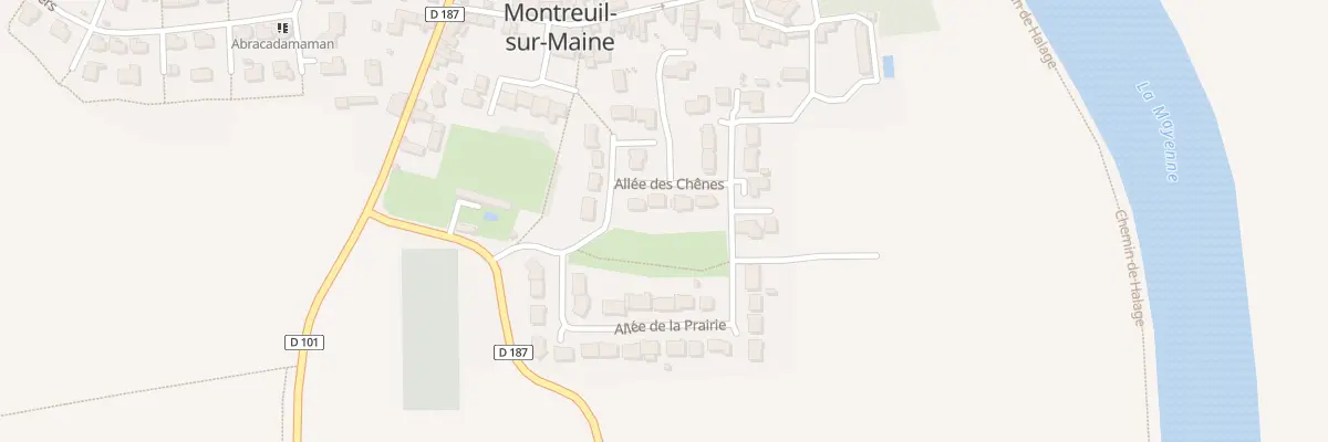Plan du 4 All des Chenes à Montreuil-sur-Maine