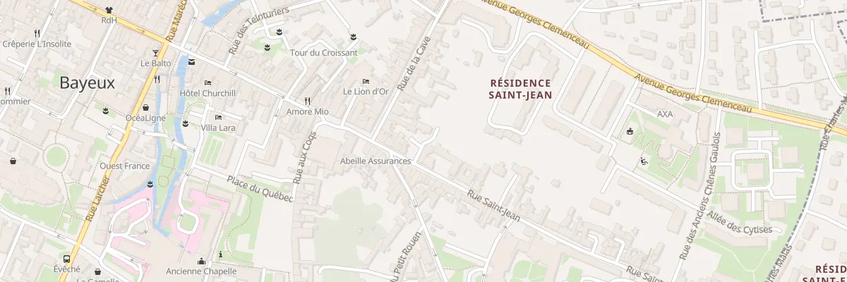 Plan du 85 Rue Saint-Jean à Bayeux