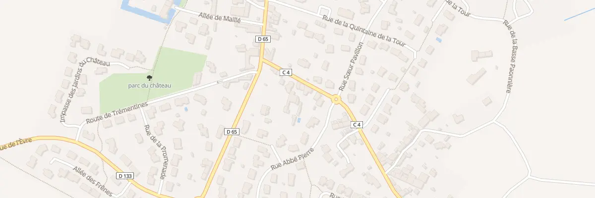 Plan du 6 Rte de Coron (Tourlandry) à Chemillé-en-Anjou
