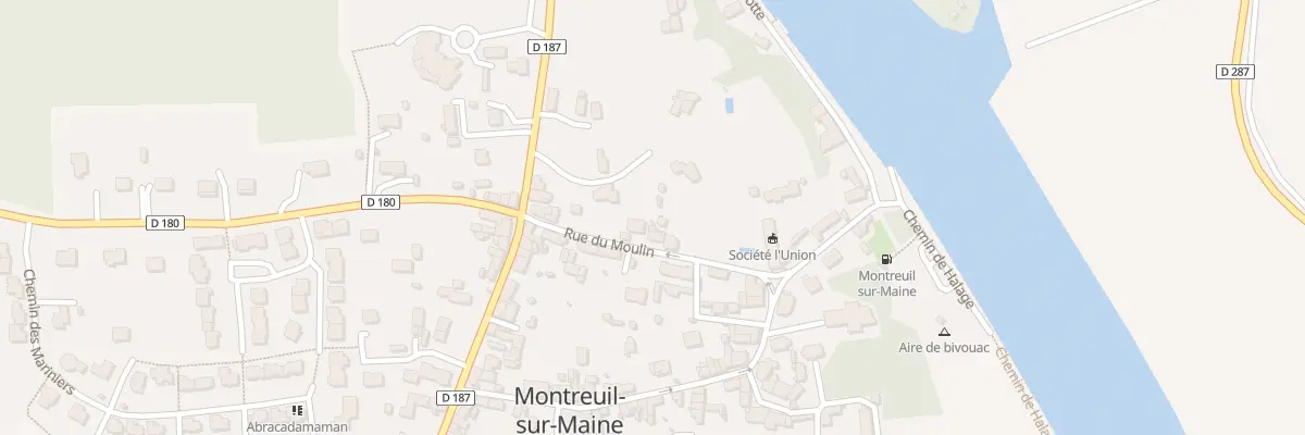 Plan du 14 Rue du Moulin à Montreuil-sur-Maine