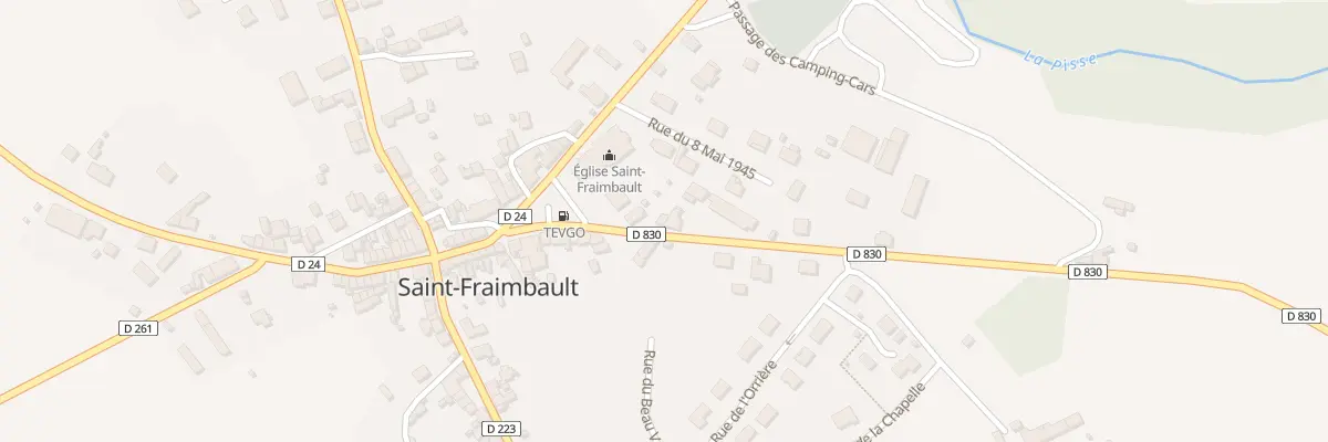 Plan du 3 Rue du Maine à Saint-Fraimbault
