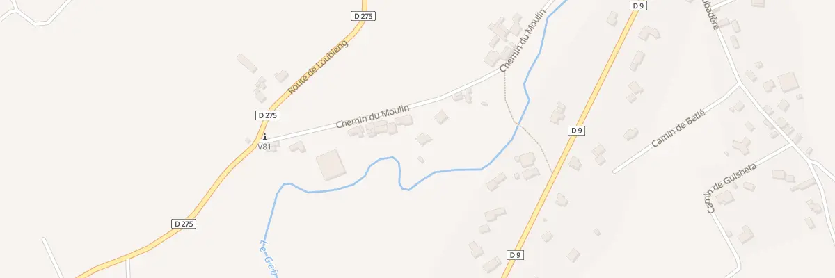 Plan du 5 Che du Moulin à Maslacq
