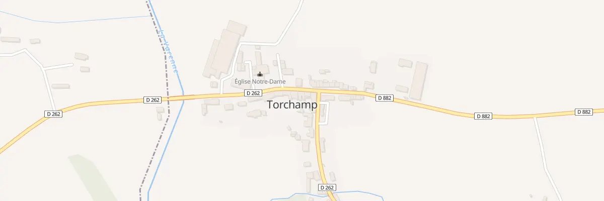 Plan du 6 Rue de l’Église à Torchamp